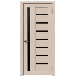 Двери Царговые Рада ДО Вертикаль Лиственница Чёрная лакобель