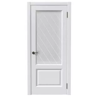 Двери Царговые Экошпон Лира ДО Жемчуг