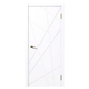 Двери межкомнатные Корал ПВХ Белый Ясень