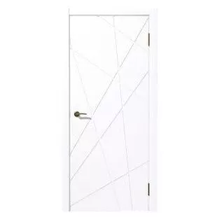 Двери межкомнатные Корал ПВХ Белый Ясень