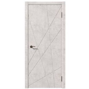 Двери межкомнатные Корал ПВХ Бетон Известковый