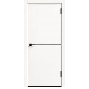 Двери межкомнатные Комета 1 ПВХ ПЭТ Айс Алюминиевая кромка 
