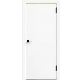 Двери межкомнатные Комета 1 ПВХ ПЭТ Айс Алюминиевая кромка 