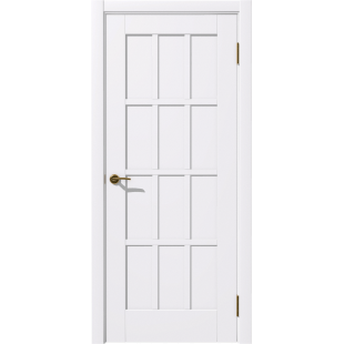 Двери Царговые Экошпон Терция ДГ Белый Софт