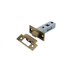 Защелка с пластиковым язычком L 6-45 АВ Бронза