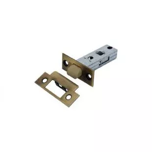 Защелка с пластиковым язычком L 6-45 АВ Бронза