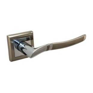 Ручка алюминий на квадратной накладке А-277 НН/РС Белый никель