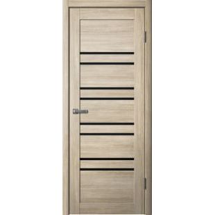 Двери Царговые ЦДО-014 Палермо Черная лакобель