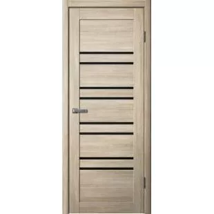 Двери Царговые ЦДО-014 Палермо Черная лакобель