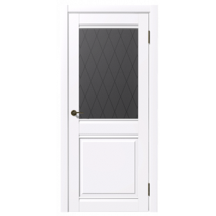 Двери Царговые Экошпон Омега ДО Белый Софт