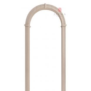 Арка межкомнатная Валенсия Капучино экошпон