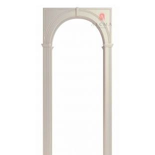 Арка межкомнатная Палермо Белый Ясень Экошпон