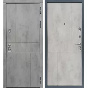 Входная дверь Сударь МД-48 Бетон темный/Бетон светлый
