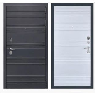 Входная дверь Йошкар-Ола Лига Дуб антрацит/Белый матовый