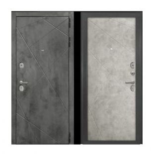 Входная металлическая дверь Йошкар-Ола Юпитер Бетон темный/Бетон светлый