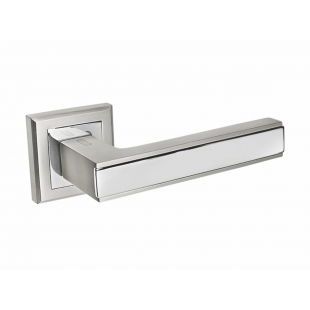 Ручка PALIDORE алюминий на квадратной накладке 290BSL матовое серебро/хром