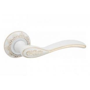 Ручка PALIDORE алюминий А-403 WPB белый/золото