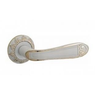 Ручка PALIDORE алюминий А-407 WPB белый/золото 