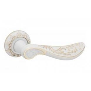 Ручка PALIDORE алюминий А-408 WPB белый/золото 